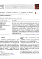 Orientation uncertainty goes bananas: An algorithm to visualise the uncertainty sample space on stereonets for oriented objects measured in boreholes