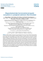 Biogeochemical data from terrestrial and aquatic ecosystems in a periglacial catchment, West Greenland