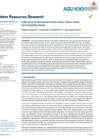 Inference of Retention Time FromTracer Tests in Crystalline Rock