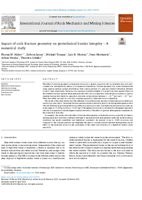 Impact of rock fracture geometry on geotechnical barrier integrity - A numerical study