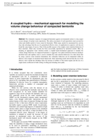 A coupled hydro - mechanical approach for modelling the volume change behaviour of compacted bentonite