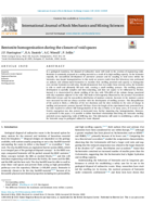Bentonite homogenisation during the closure of void spaces