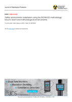 Safety assessments undertaken using the BIOMASS methodology: lessons learnt and methodological enhancements