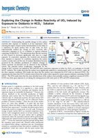 Exploring the Change in Redox Reactivity of UO2 Induced by Exposure to Oxidants in HCO3− Solution