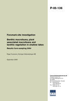 Forsmark site investigation. Benthic macrofauna, plant associated macrofauna and benthic vegetation in shallow lakes. Results from sampling 2004