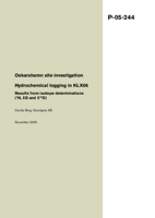 Oskarshamn site investigation. Hydrochemical logging in KLX06. Results from isotope determinations (3H, dD and d18O)