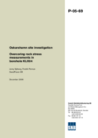 Oskarshamn site investigation. Overcoring rock stress measurements in borehole KLX04
