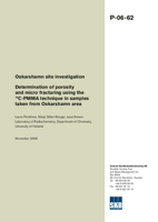 Oskarshamn site investigation. Determination of porosity and micro fracturing using the 14C-PMMA technique in samples taken from Oskarshamn area