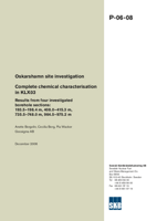 Oskarshamn site investigation. Complete chemical characterisation in KLX03. Results from four investigated borehole sektions: 193.5-198.4 m, 408.0-415.3 m, 735.5-748.0 m, 964.5-975.2 m