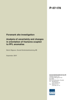 Forsmark site investigation. Analysis of uncertainty and changes in orientation of fractures coupled to PFL anomalies