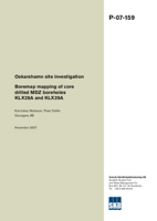 Oskarshamn site investigation. Boremap mapping of core drilled MDZ boreholes KLX28A and KLX29A