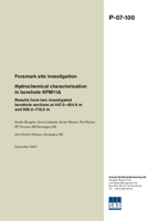 Forsmark site investigation. Hydrochemical characterisation in borehole KFM11A. Results from two investigated borehole sections at 447.5-454.6 m and 690.0-710.0 m