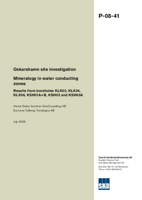 Oskarshamn site investigation. Mineralogy in water conducting zones. Results from boreholes KLX03, KLX04, KLX06, KSH01A+B, KSH02 and KSH03A