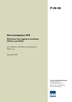 Site investigation SFR. Difference flow logging in boreholes KFR101 and KFR27
