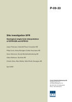 Site investigation SFR. Geological single-hole interpretation of KFR102B and KFR103