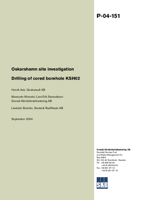 Oskarshamn site investigation. Drilling of cored borehole KSH02