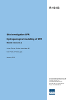 Site investigation SFR. Hydrogeological modelling of SFR. Model version 0.2