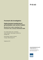 Forsmark site investigation. Hydrochemical monitoring of groundwaters and surface waters. Results from water sampling in the Forsmark area, January-December 2009