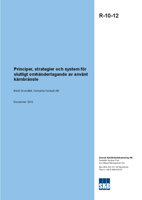 Principer, strategier och system för slutligt omhändertagande av använt kärnbränsle