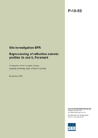 Site investigation SFR. Reprocessing of reflection seismic profiles 5b and 8, Forsmark