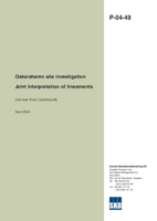 Oskarshamn site investigation. Joint interpretation of lineaments