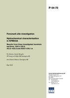 Forsmark site investigation. Hydrochemical characterisation in KFM02A. Results from three investigated borehole sections; 106.5-126.5, 413.5-433.5 and 509.0-516.1 m