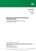 Slug tests in groundwater monitoring wells in Forsmark in 2021