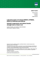 Laboratory tests in borehole KFM01A, KFM08A, KFM11A, KFR102A and KFR104. Uniaxial compression and indirect tensile strength tests of intact rock. Updated 2024-02