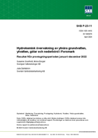 Hydrokemisk övervakning av ytnära grundvatten, ytvatten, gölar och nederbörd i Forsmark. Resultat från provtagningsperioden januari-december 2022