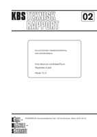 PM angående värmeledningstal hos jordmaterial (Memorandum concerning the thermal conductivity of soil)