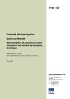 Forsmark site investigation. Drill hole KFM02A Determination of porosity by water saturation and density by buoyancy technique