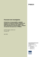 Forsmark site investigation. Comparison of measured EC in selected fractures in boreholes KFM02A, KFM03A amd KFM04A from difference flow logging and hydro-geochemical characterization - analysis of observed discrepancies in KFM03A