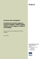 Forsmark site investigation. Geophysical borehole logging in borehole KFM06A, HFM20, HFM21, HFM22 and SP-logging in KFM01A and KFM04A